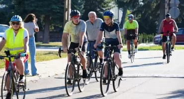 Wyruszyła pielgrzymka rowerowa do Sanktuarium Matki Bożej Pojednania w Hodyszewie [FOTO+VIDEO]