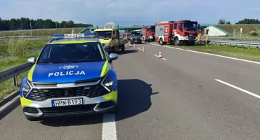 UWAGA: Zablokowane oba pasy na S8 w stronę Białegostoku - AKTUALIZACJA