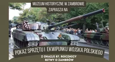 Już niebawem pokaz sprzętu wojskowego z okazji 87. rocznicy Bitwy o Zambrów