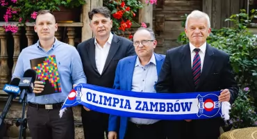 Olimpia Zambrów otrzymała 150 tysięcy złotych wsparcia z samorządu województwa [FOTO]