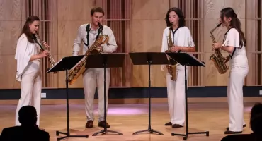 Kwartet SaxLooped wystąpił w PSM w Zambrowie [FOTO+VIDEO]