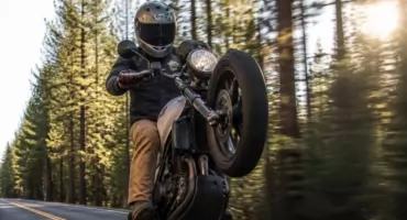Jechał motocyklem na jednym kole. Stracił prawo jazdy i dostał wysoki mandat [VIDEO]