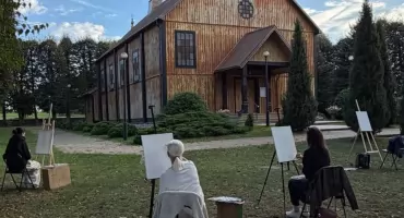 Gmina Zambrów w moich oczach: plener malarski w Tabędzu [FOTO]