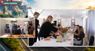 Ekipa Kanału Zero w gminie Zambrów. Było gotowanie, śpiewanie i jedzenie [VIDEO]