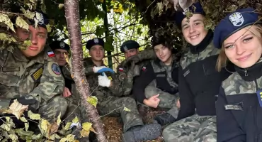 Uczniowie ZSA ćwiczyli na poligonie w Bruszewie [FOTO]