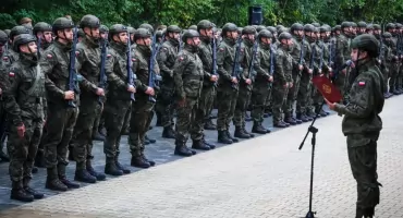 Przysięga wojskowa zwieńczyła Wakacje z WOT województwie podlaskim [FOTO]