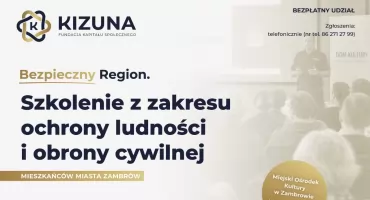 Bezpłatne szkolenie z obrony cywilnej w Zambrowie