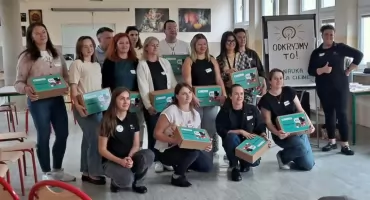 Eksperci z Centrum Nauki Kopernik szkolili nauczycieli i rodziców w zambrowskiej „Czwórce” [FOTO]