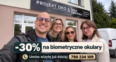 Tylko w Projekt Oko zrobisz zambrowskie okulary!